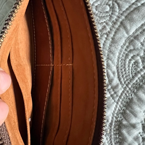 Patricia Nash St. Corce Wristlet Rust Riot Big Map Print - Picture 10 of 13